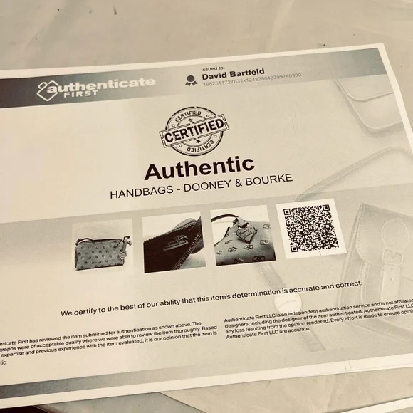 Dooney & Bourke Signature Orange Barrel Mini ShoulderBag- excellent condition! - Picture 13 of 13